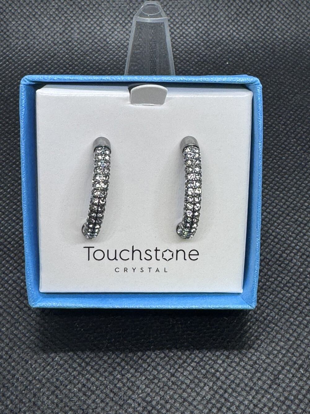 Touchstone Crystal By Swavorski: Helix Earrings
